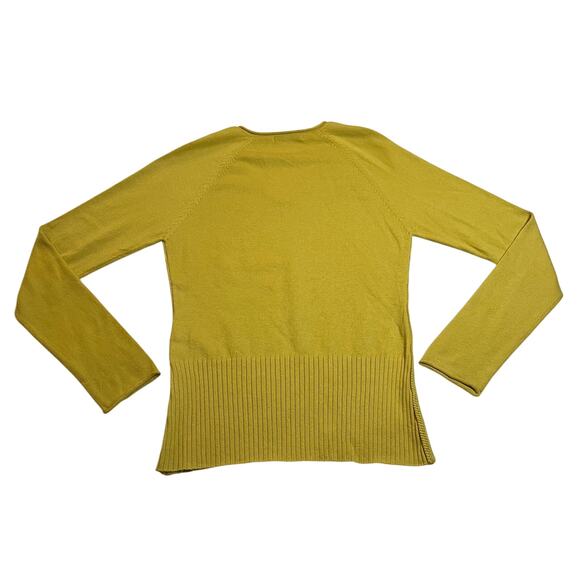 CAbi V-Neck Pullover Knit Sweater Size Medium Preppy Colorful Casual Classic - Picture 2 of 8